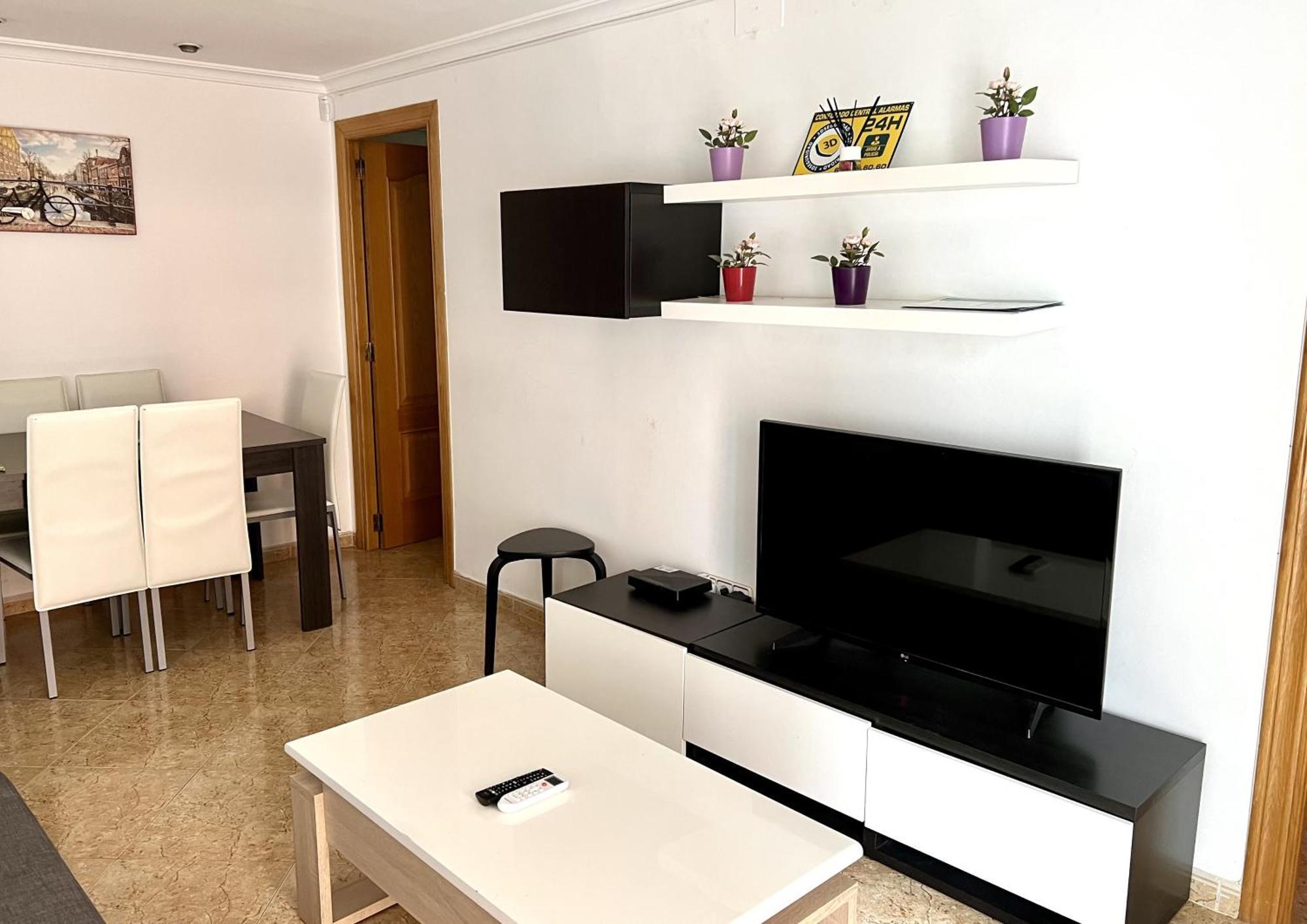 Moderno Y Acogedor Apartamento Para 6 Personas Valencia Exterior photo